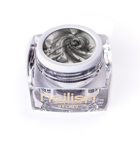 Gel UV/LED Sweet Bloom Nailish Silver 5ml manucure ongles et nail art en gel uv