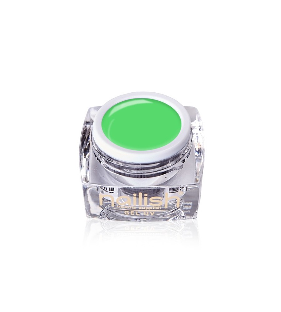 Gel Neon UV/LED Nailish Apple Green  manucure ongles et nail art 